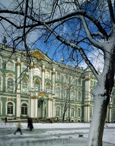 View of the South Facade of the Winter Palace, from Palace Square, 1754-62 by Bartolomeo Franceso Rastrelli